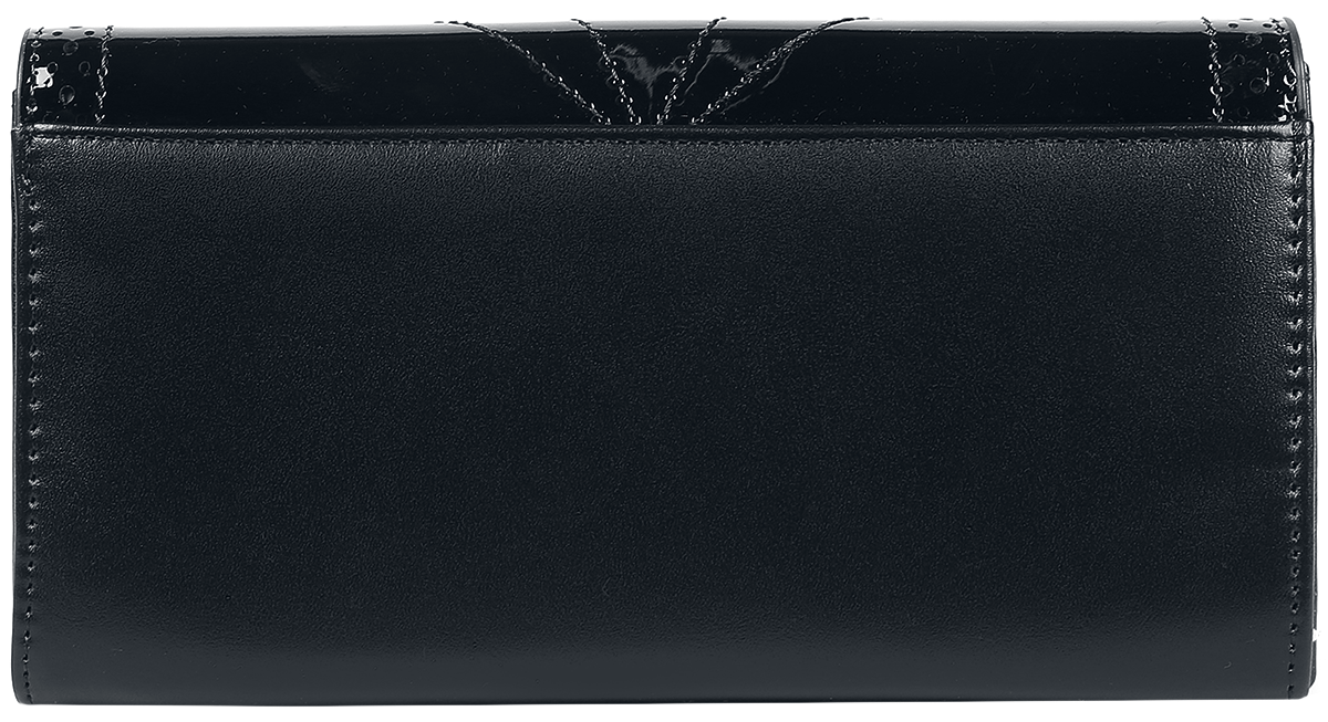 Banned Retro Scalloped Geldbörse schwarz