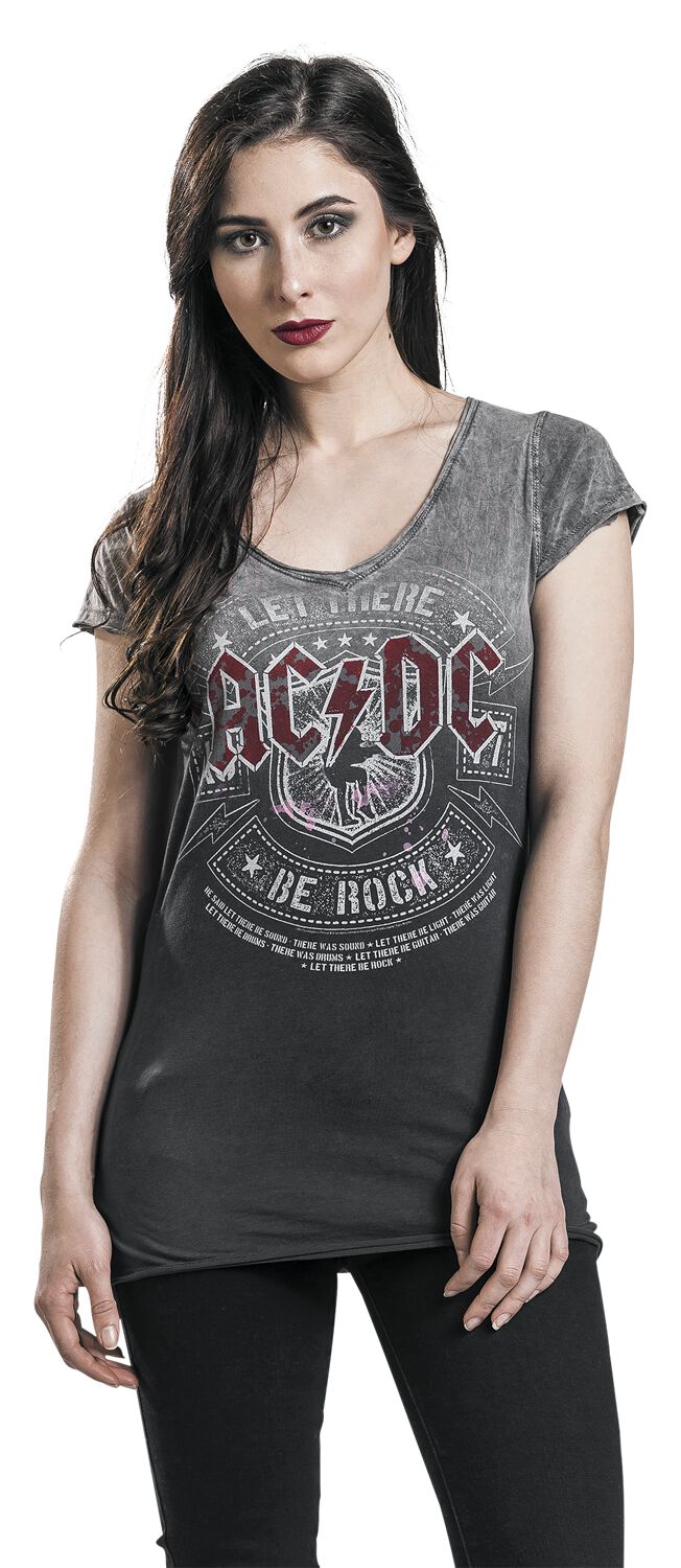 ACDC Unisex Back in Black Crew Sweatshirt, Schwarz, S