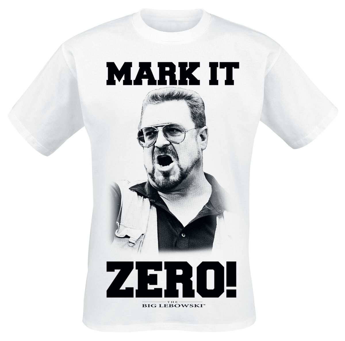 T-Shirt Manches courtes de The Big Lebowski - Mark It Zero - S à XXL - pour Homme - blanc