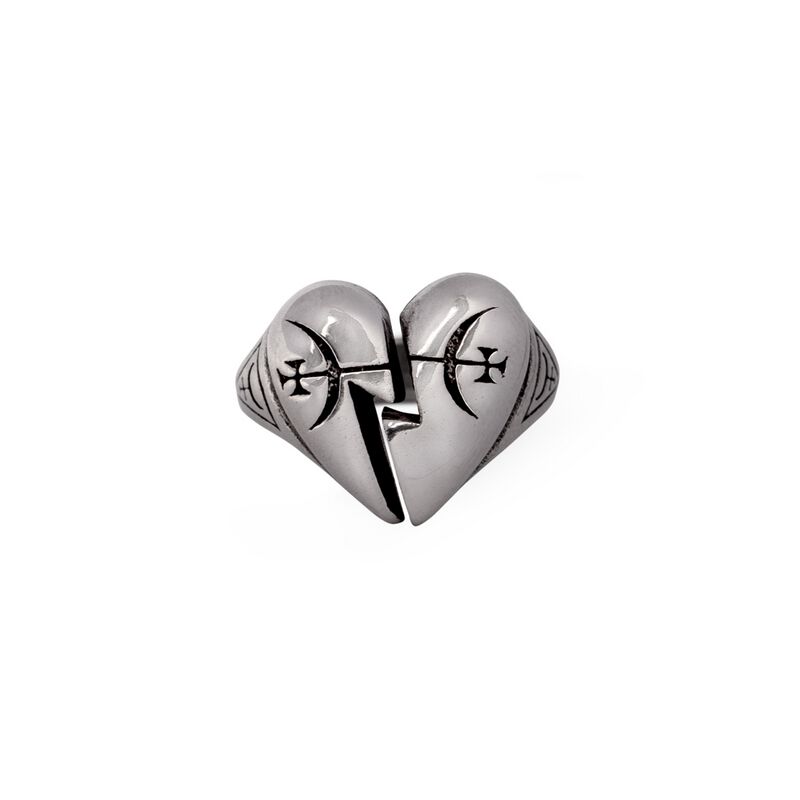 Alchemy Gothic - Gothic Ring - Broken Promise - silberfarben