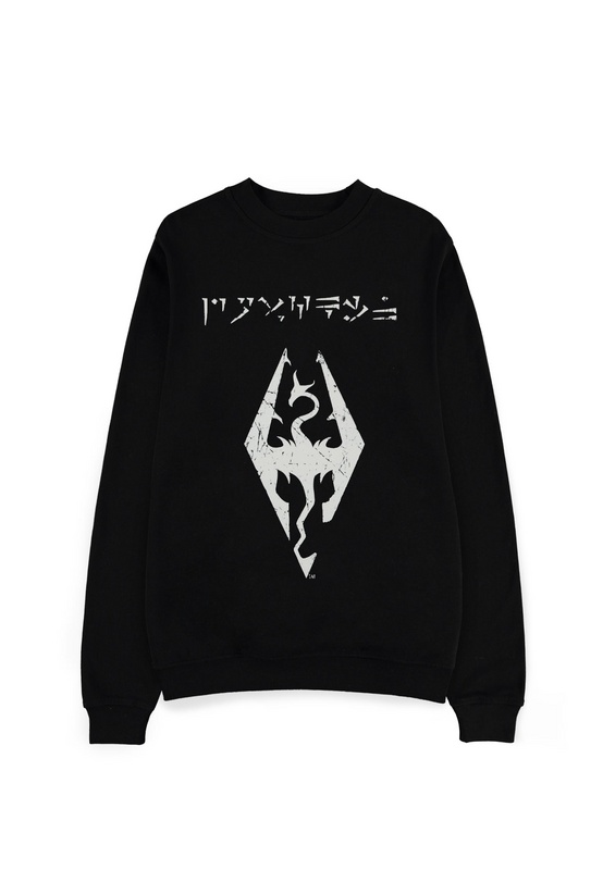 Skyrim  Sweatshirt - Dovakhiin - for Men - black