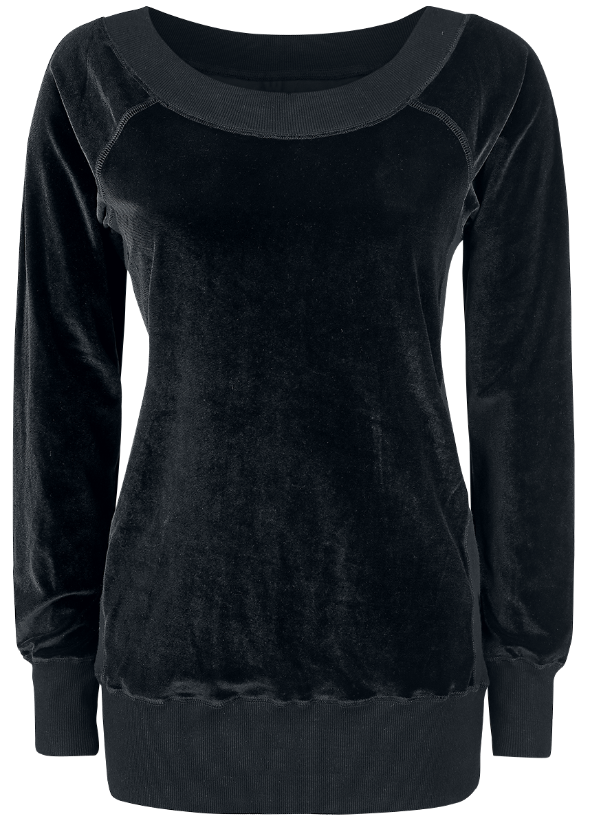 Forplay  Sweatshirt - Velvet Sweater - for Women - black