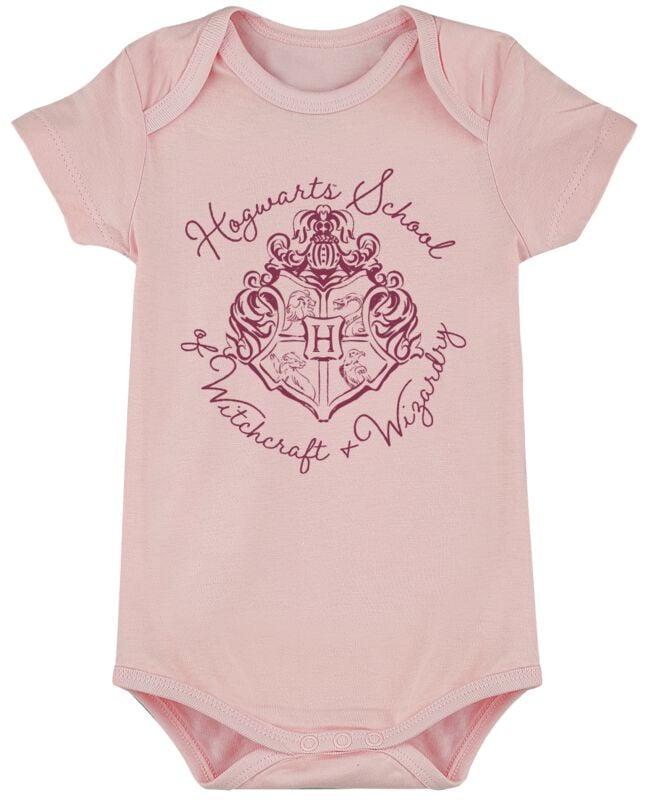 Harry Potter Body voor babys - Hogwarts - voor Kinderen - lichtroze