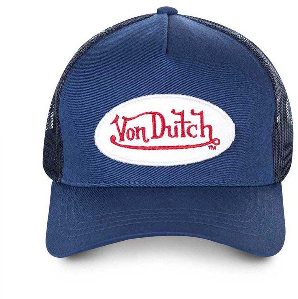Image of Cappello di Von Dutch - VON DUTCH WOMEN’S BASEBALL CAP WITH MESH - Unisex - blu