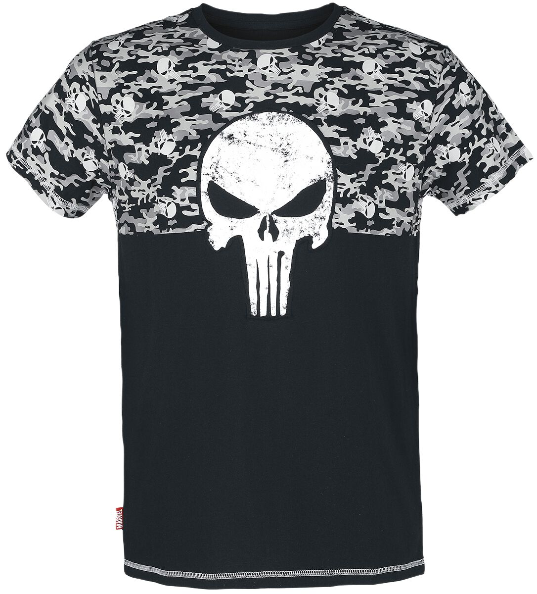 Image of T-Shirt di The Punisher - Skull Logo - S a M - Uomo - multicolore