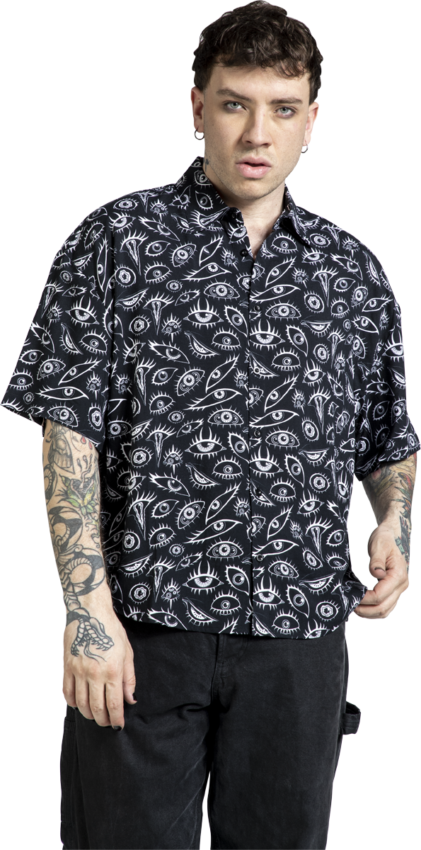 Thumbnail - Gothicana by EMP The Void Kurzarmhemd schwarz in L