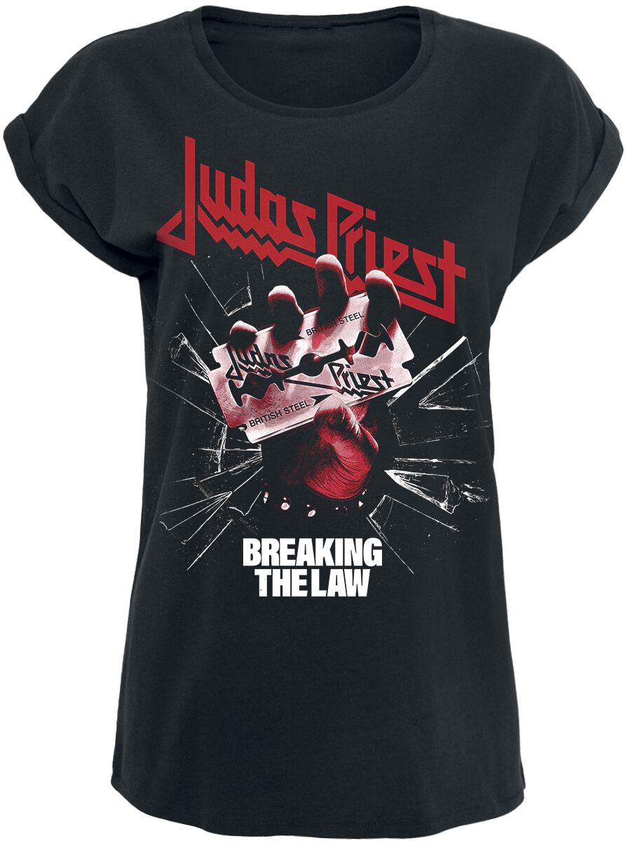 Judas Priest Breaking the law T-Shirt schwarz