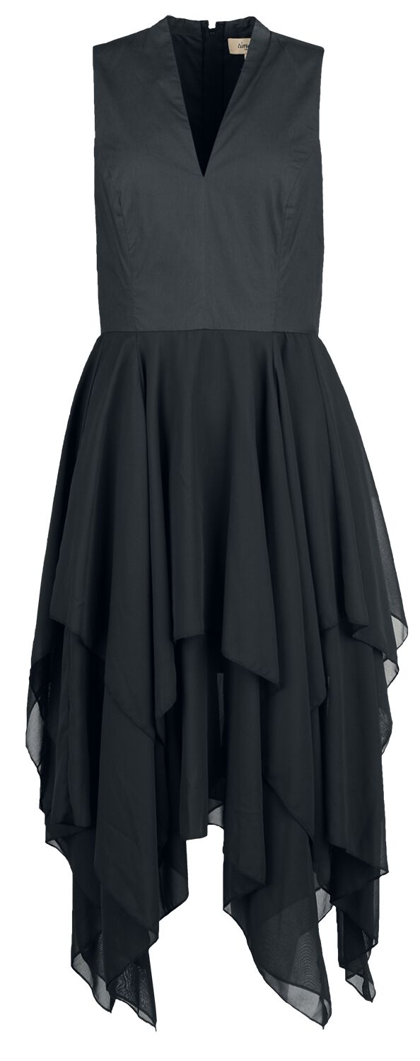 Image of Abito media lunghezza di Coven United - Luna Dress - XS a XL - Donna - nero