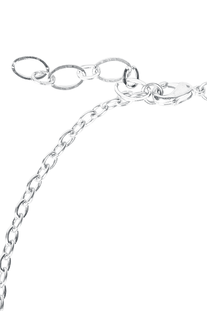 Thumbnail - Alchemy Gothic Heart of Blackness Halskette schwarz silberfarben