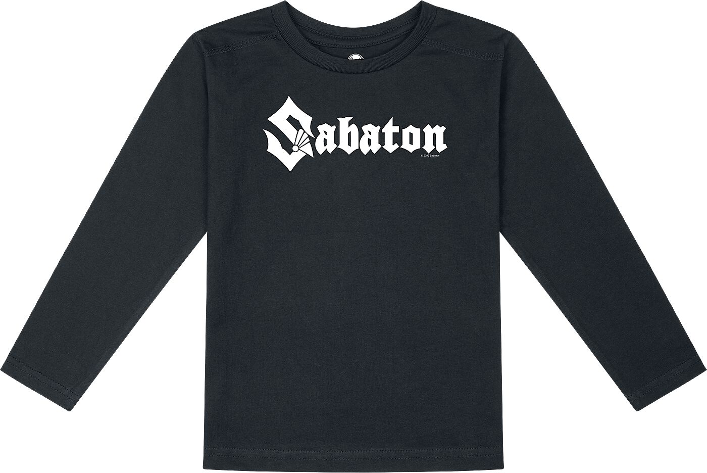 Manches longues de Sabaton - Metal-Kids - Logo - 104 à 128 - pour filles & garçonse - noir