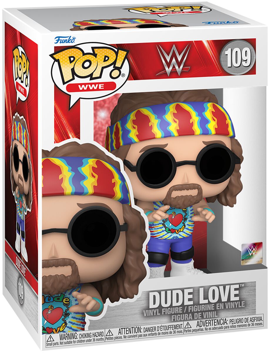 WWE Dude Love Vinyl Figure 109 Funko Pop! multicolor