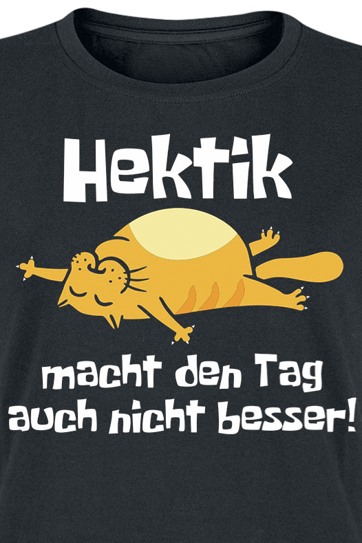 Tierisch Hektik T-Shirt schwarz