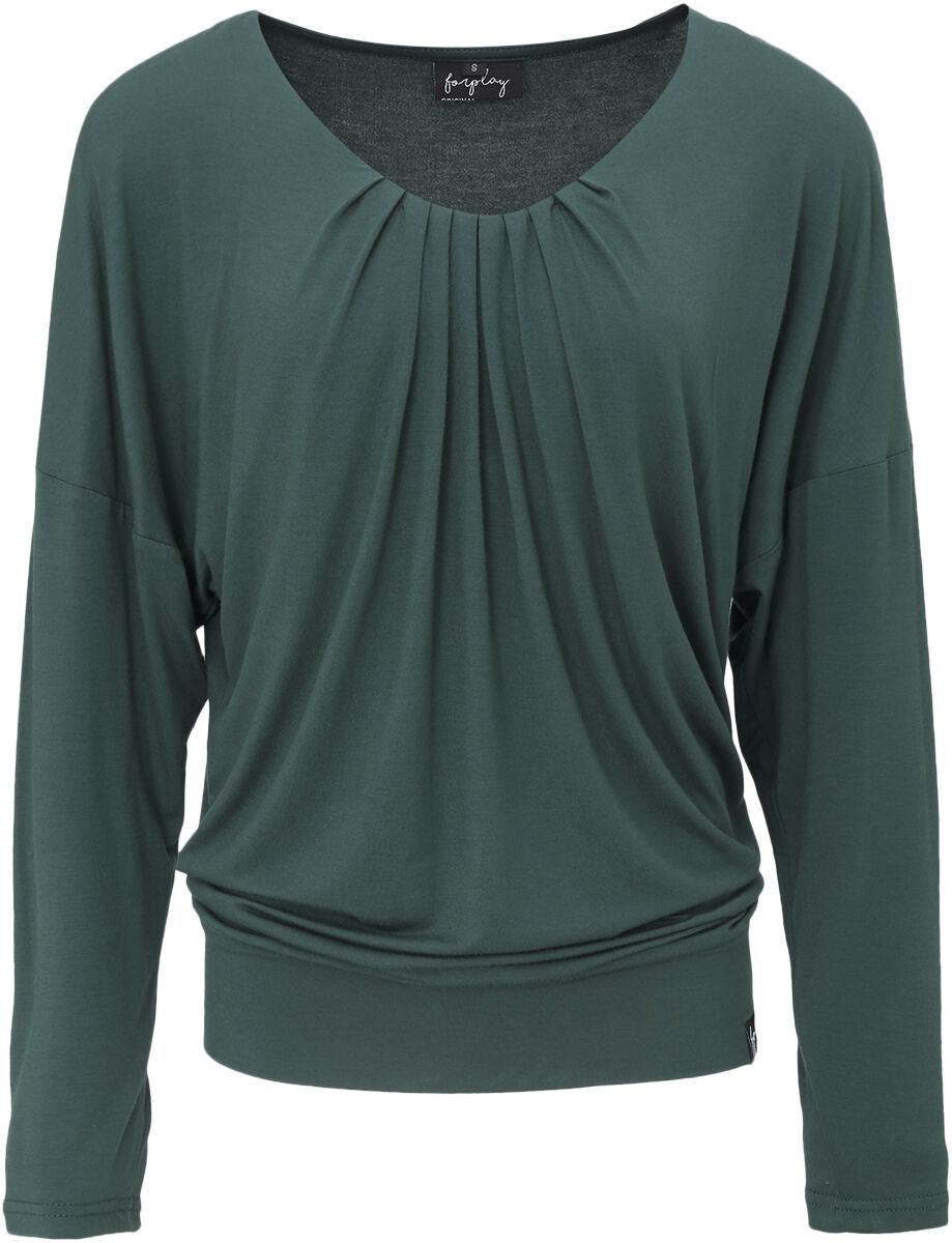 Forplay Betty Long-sleeve Shirt green
