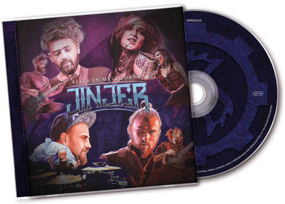Image of Jinjer Alive in Melbourne CD Standard