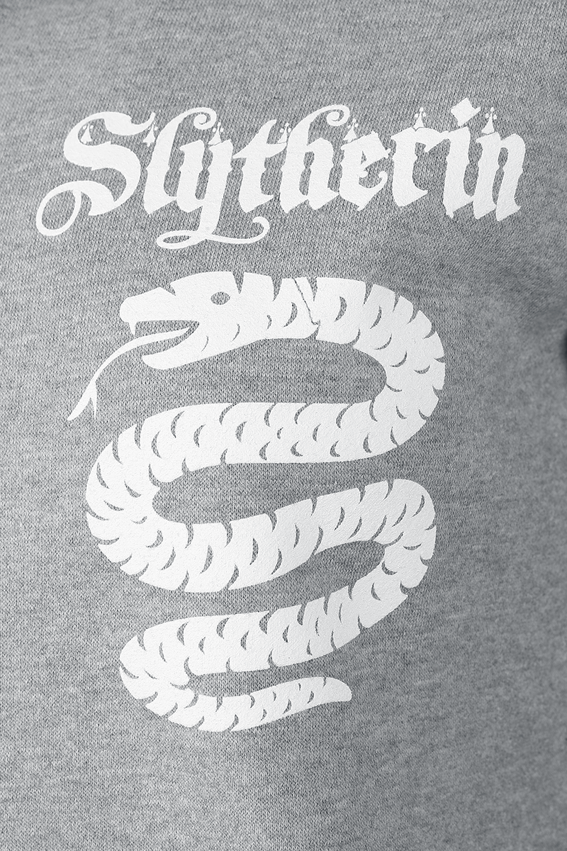 Harry Potter Slytherin Kapuzenjacke grau schwarz