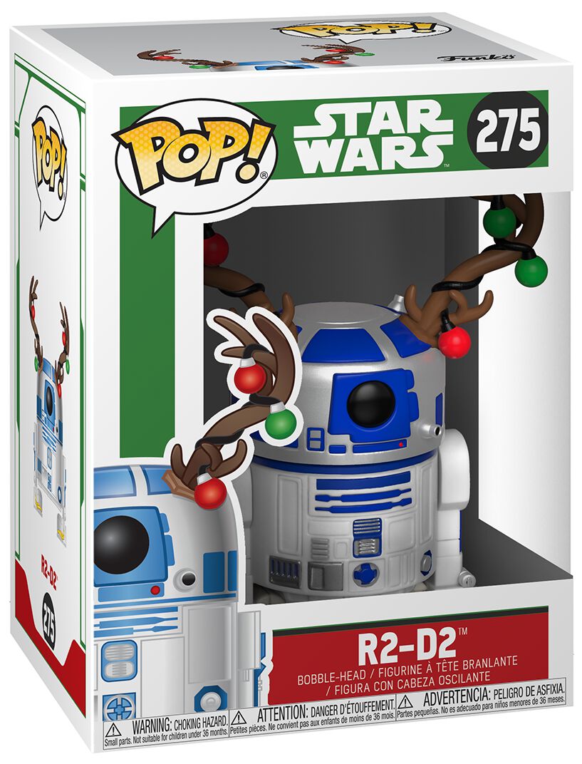 Star Wars - R2-D2 (Noël) - Funko Pop! n°275 - Funko Pop! - Unisexe - multicolor 382461St 889698338912.0