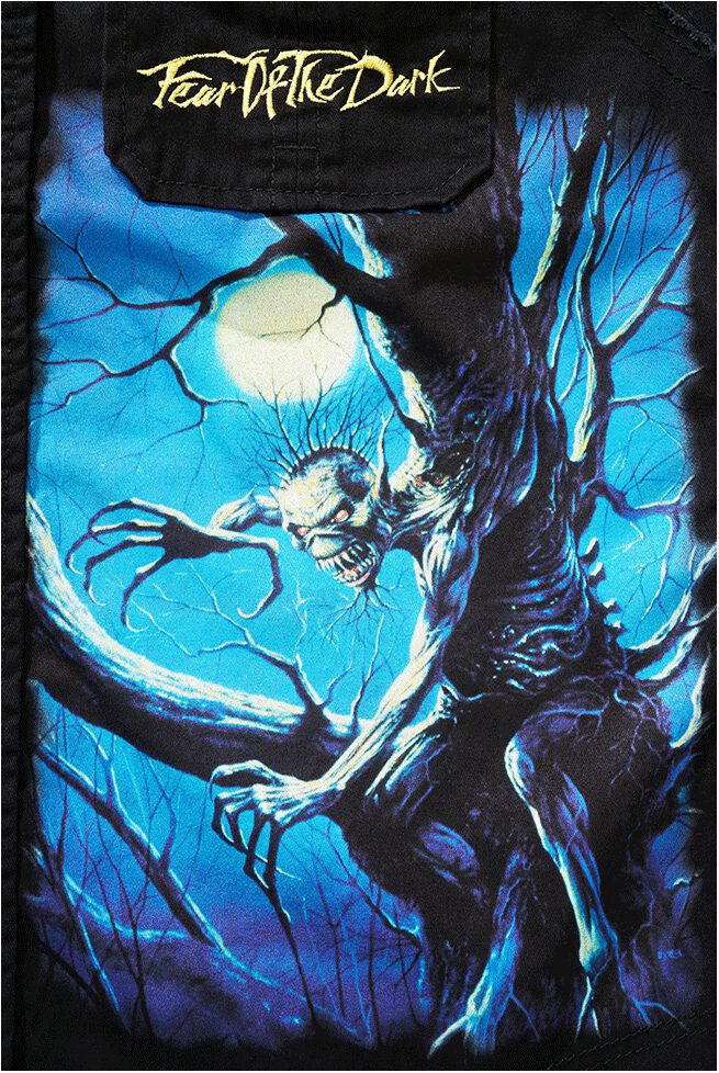 Halle 15 Clothes Iron Maiden Fear Of The Dark Écusson Tissé - Patch Officiel