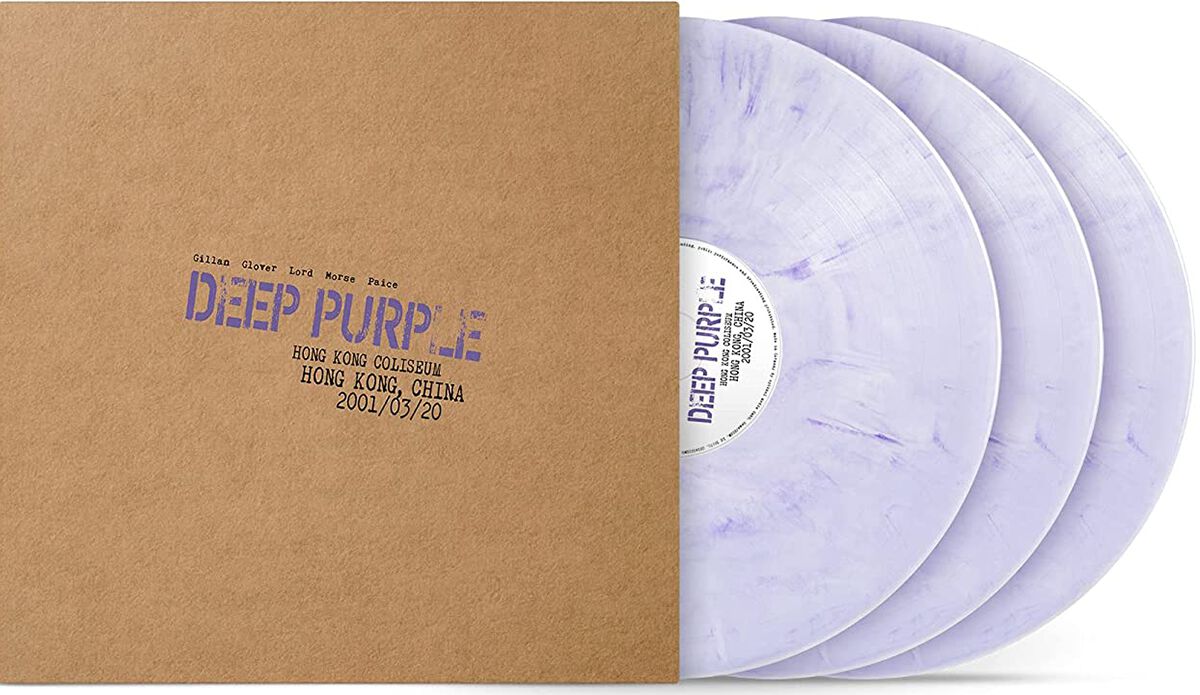 Deep Purple Live in Hong Kong LP farbig