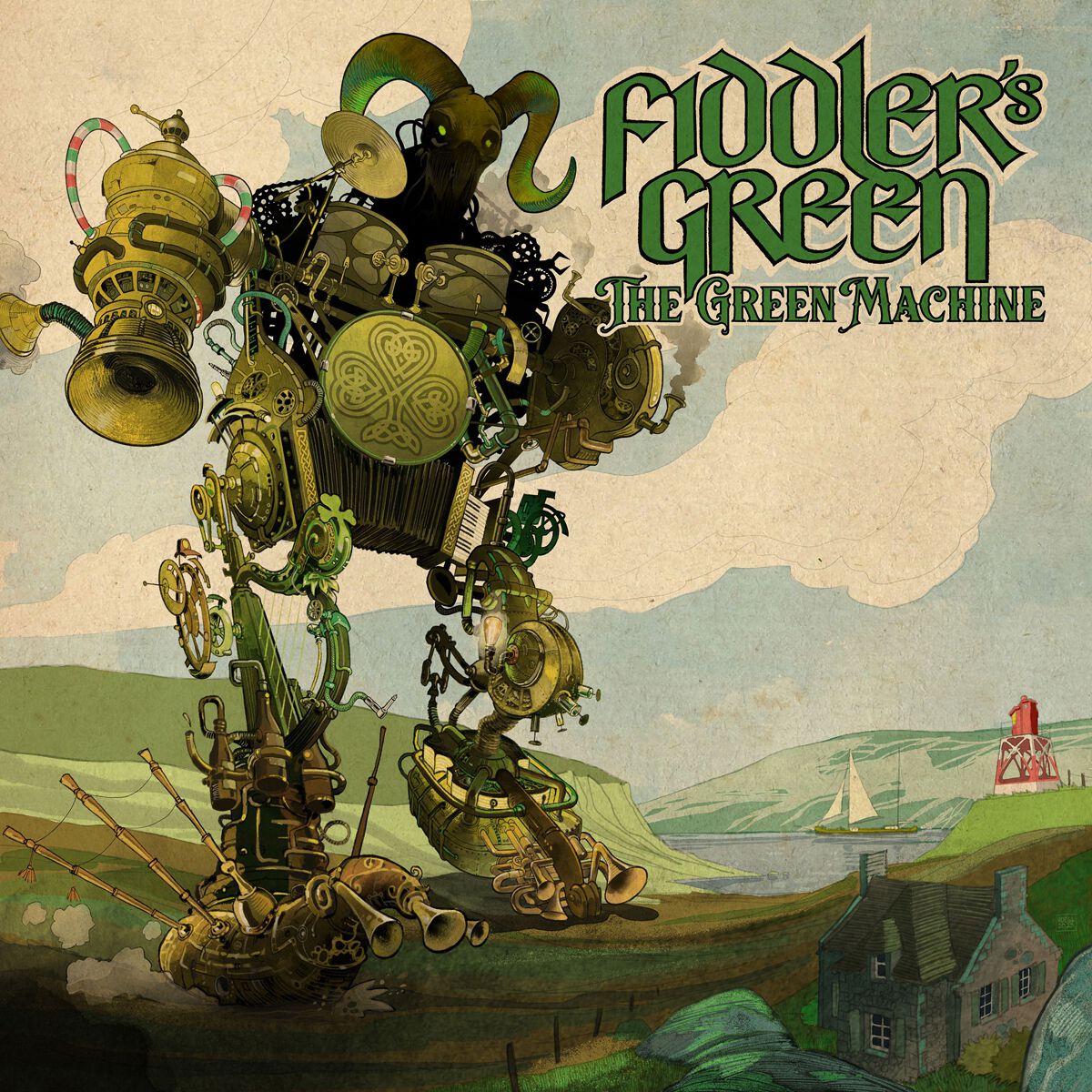 Fiddler`s Green The green machine CD multicolor