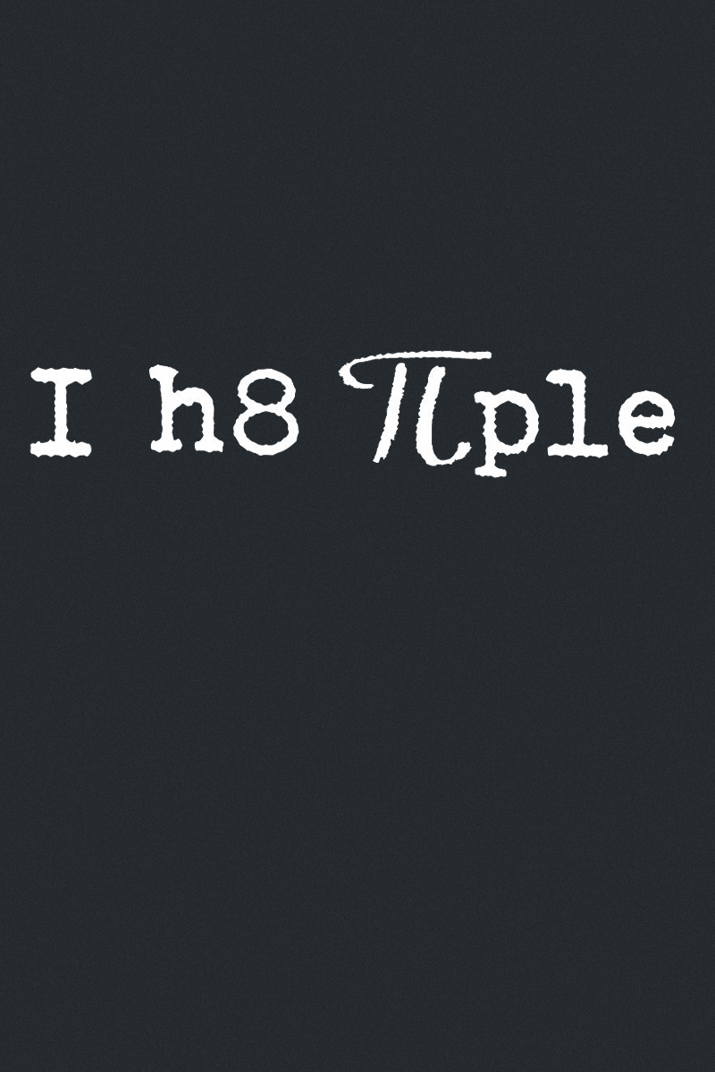 Sprüche I Hate People Kapuzenpullover schwarz