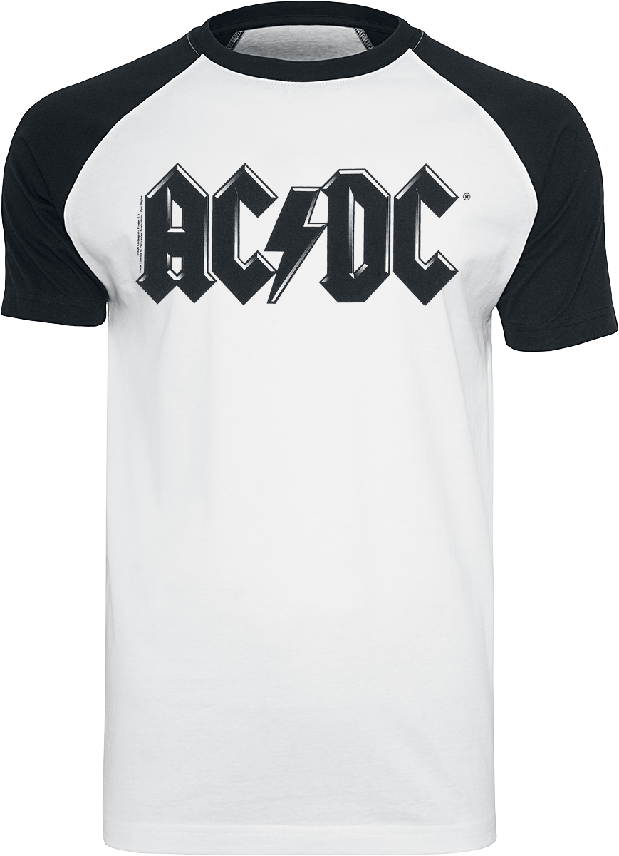 AC/DC - Black Logo - T-Shirt - weiß| schwarz - EMP Exklusiv!