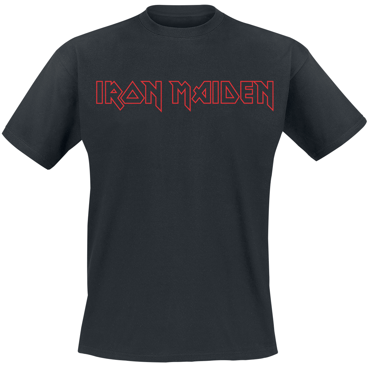 Iron Maiden  T-Shirt - Revised Logo - for Men - black