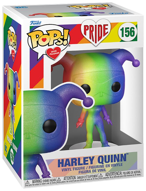 Pride 2022 - Harley Quinn (Rainbow) Vinyl Figur 156