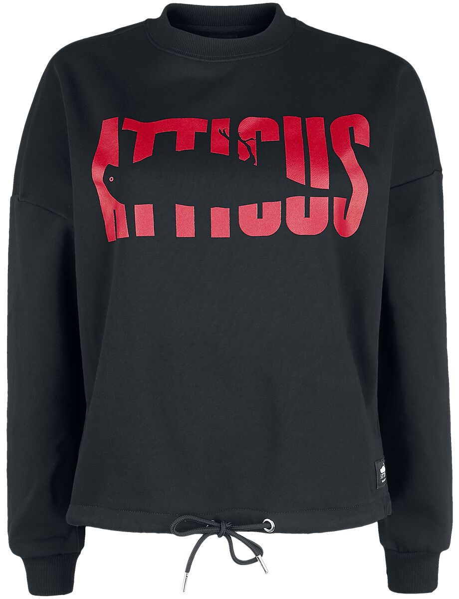 Image of Atticus Punch Oversize Sweater Girl-Sweat-Shirt schwarz