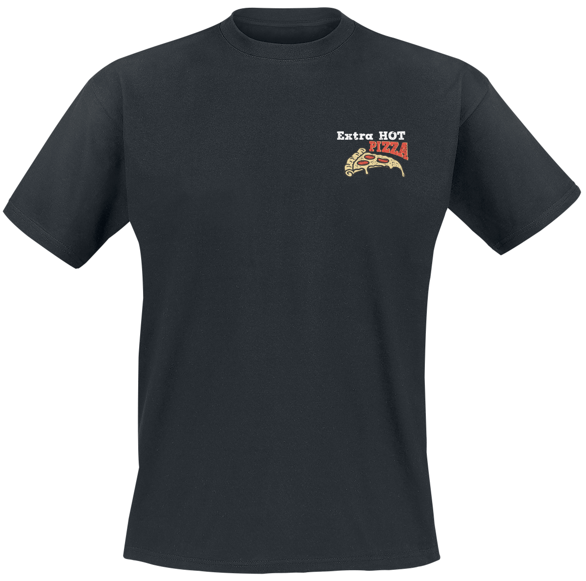 4250979884804 - Extra Hot Pizza T-Shirt schwarz in XXL