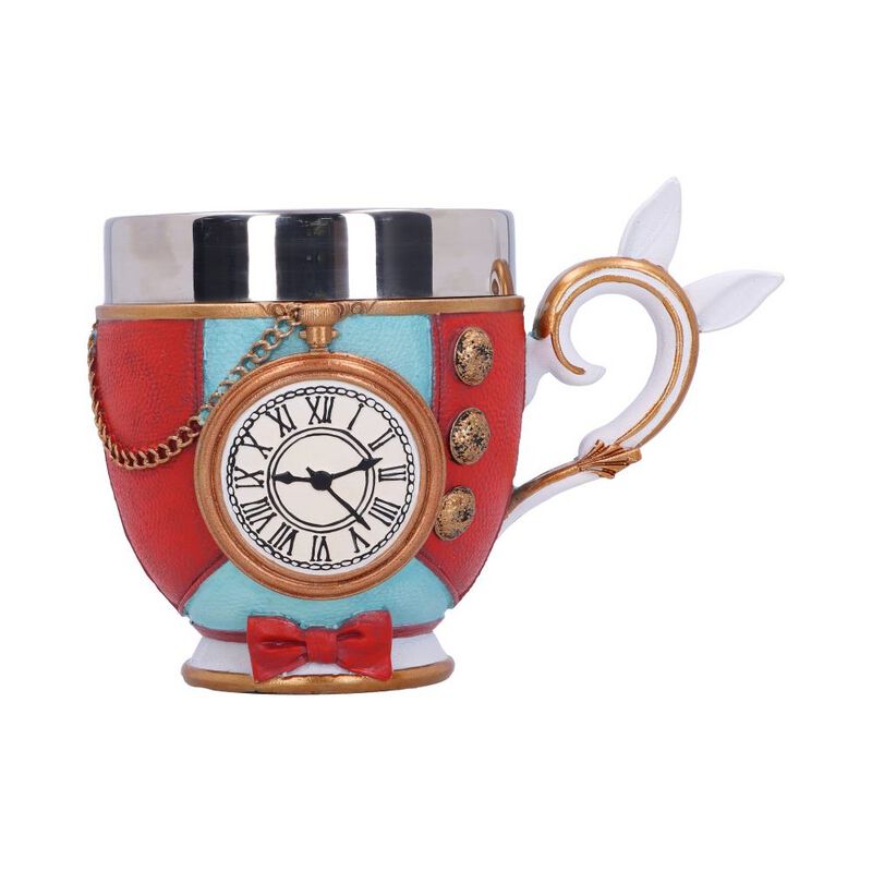Alice im Wunderland - Disney Tasse - Nemesis Now - Pinkys Up - Rabbit - multicolor  - Lizenzierter Fanartikel