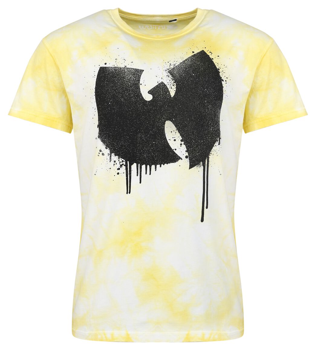 Wu-Tang Clan T-Shirt - ANTFW - S bis 3XL - für Männer - Größe S - gelb  - Lizenziertes Merchandise!