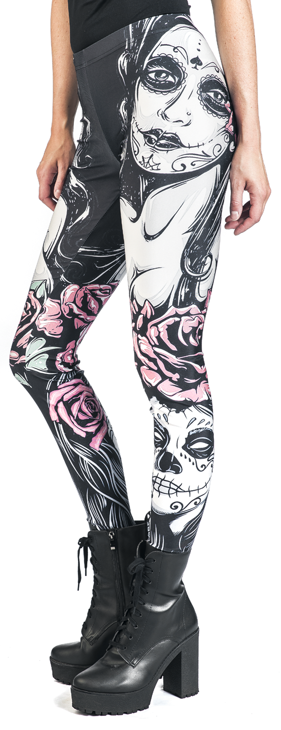 Ocultica Muerta Roses Leggings Leggings multicolor
