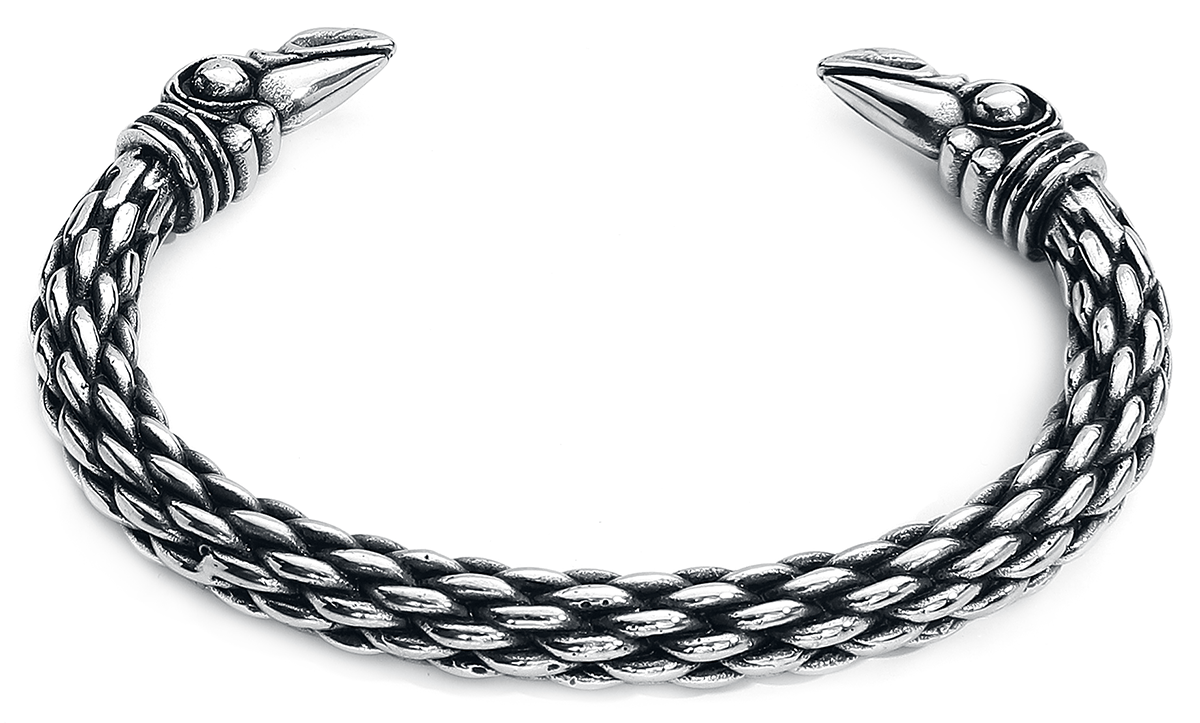 URBANTIMBER Hugin und Munin Armreif silberfarben