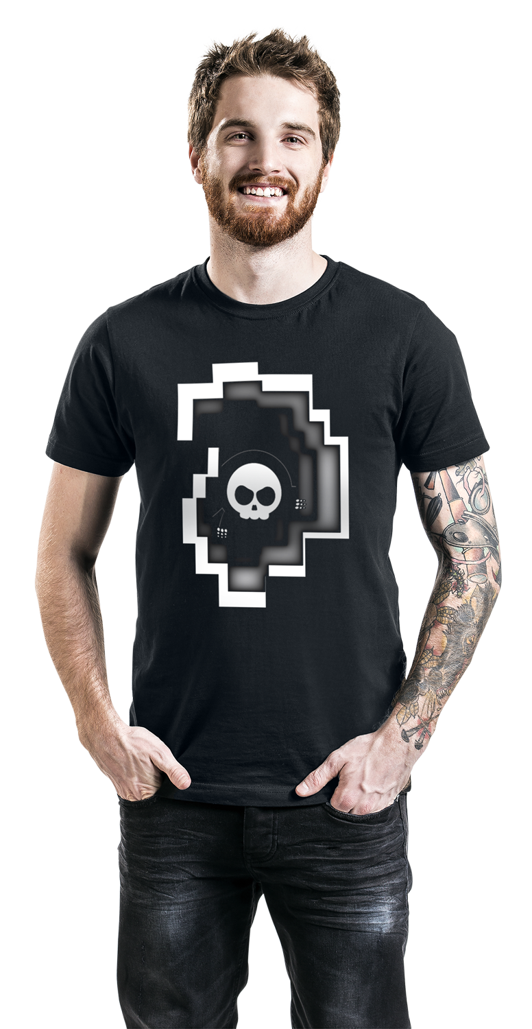 Funshirt Death Inside T-Shirt schwarz