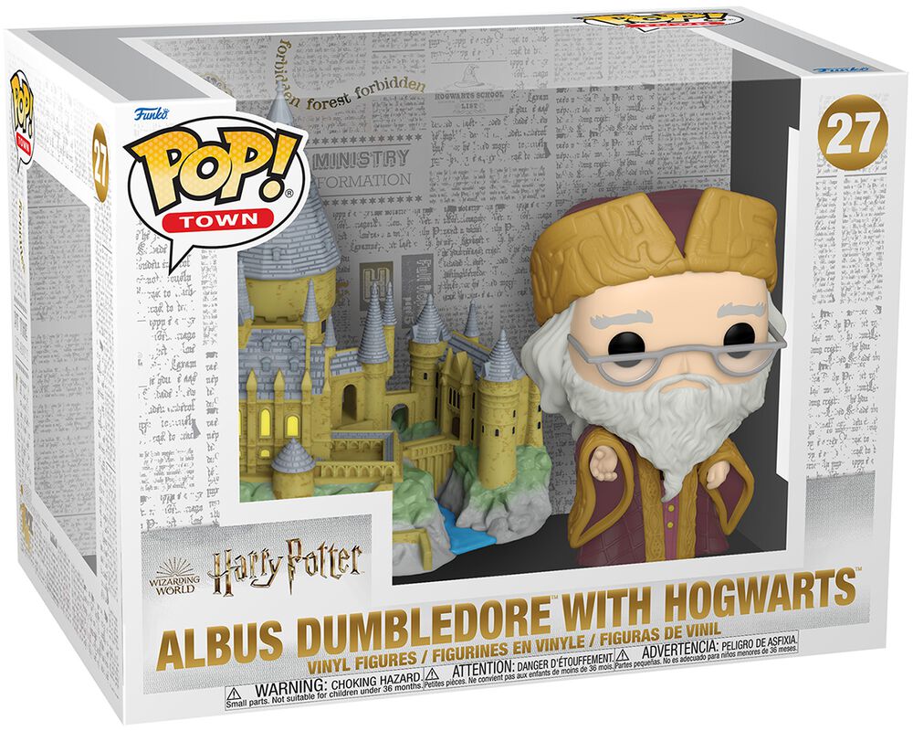 Albus Dumbledore with Hogwarts (Pop! Town) Vinyl Figur 27