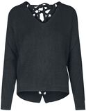 Ladies Back Lace Up Sweater, Urban Classics, Strickpullover