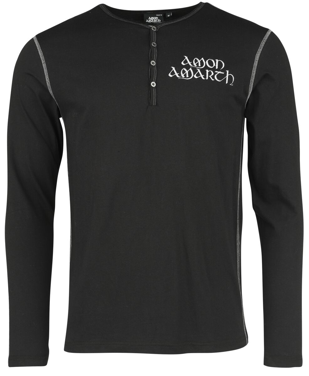 Amon Amarth Langarmshirt - EMP Signature Collection - S bis XXL - für Männer - Größe XL - schwarz  - EMP exklusives Merchandise!
