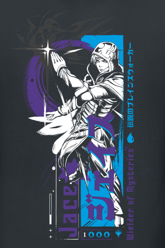 Magic: The Gathering - Gaming T-Shirt - Jace - S bis XXL - für Männer - Größe L - schwarz  - EMP exklusives Merchandise!