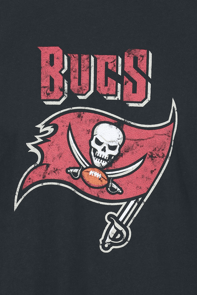 Recovered Clothing T-Shirt - NFL Buccs Logo - S bis 3XL - für Männer - Größe XXL - schwarz