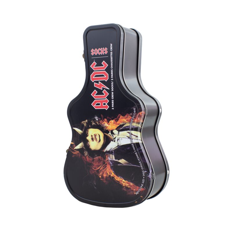 Ac/Dc Uomo Multicolore Calzini Di - Guitar Tinbox - Eu 40-46