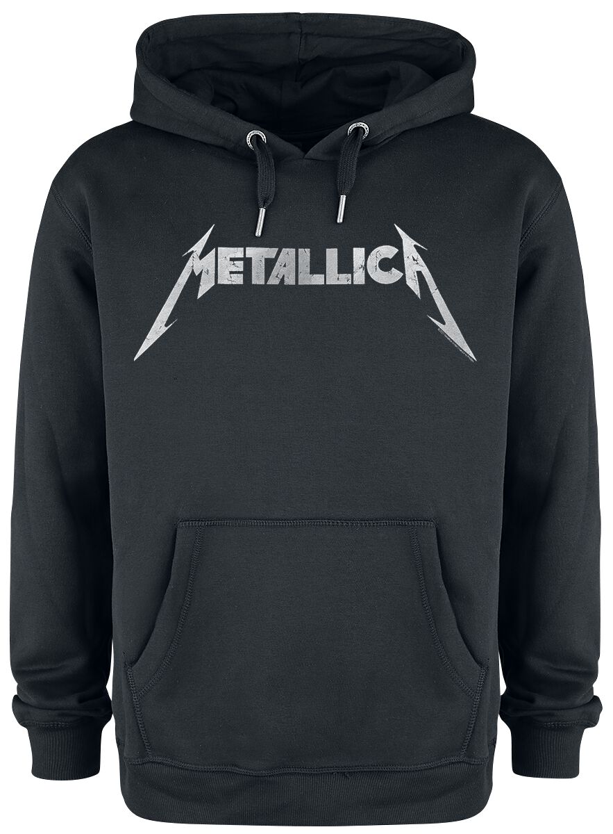 Levně Metallica Amplified Collection - Logo Mikina s kapucí černá