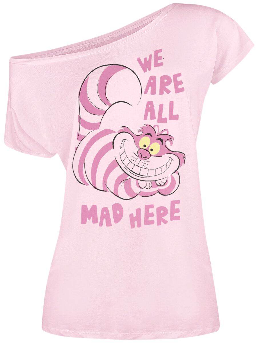Levně Alice in Wonderland Madness Dámské tričko světle růžová