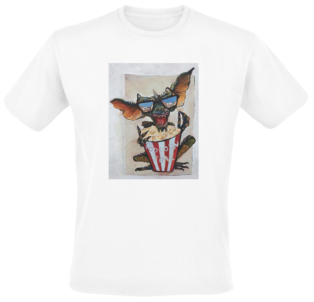 Gremlins Gremlin with popcorn T-Shirt white product