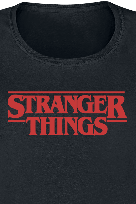 Stranger Things T-Shirt - Classic Logo - S bis XXL - für Damen - Größe XL - schwarz  - EMP exklusives Merchandise!