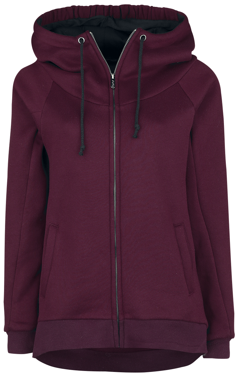 Forplay - Zip-Up Longjacket - Girls hooded zip - burgundy image