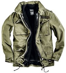 Army Field Jacket, Black Premium by EMP, Winterjacke
