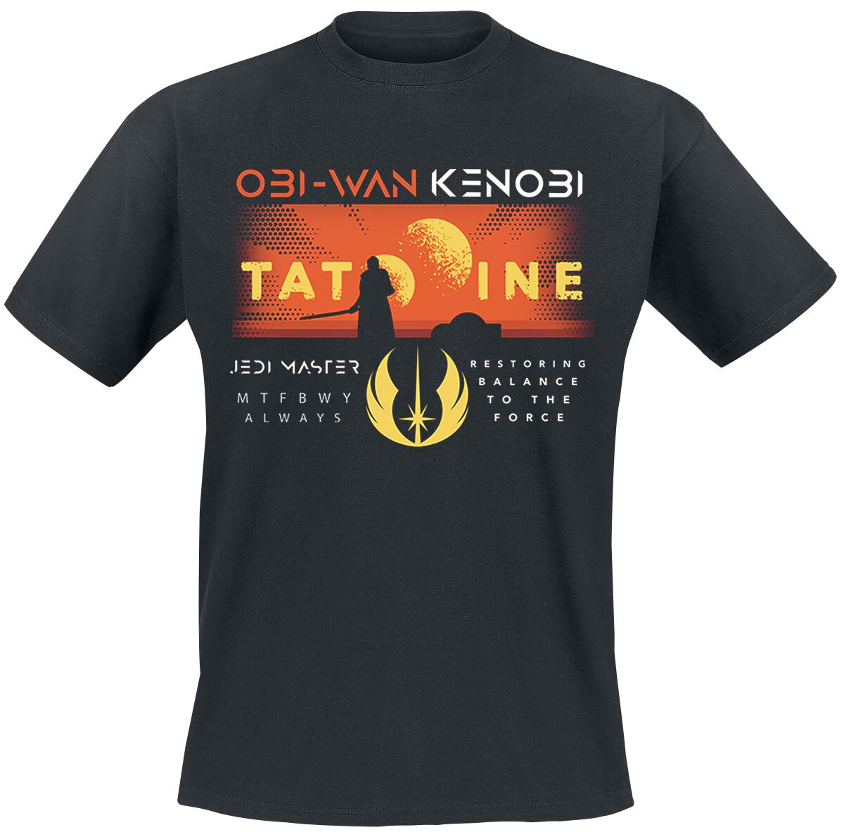Star Wars Obi-Wan Kenobi – Tatooine T-Shirt schwarz Star Wars Obi-Wan Kenobi – Tatooine T-Shirt schwarz