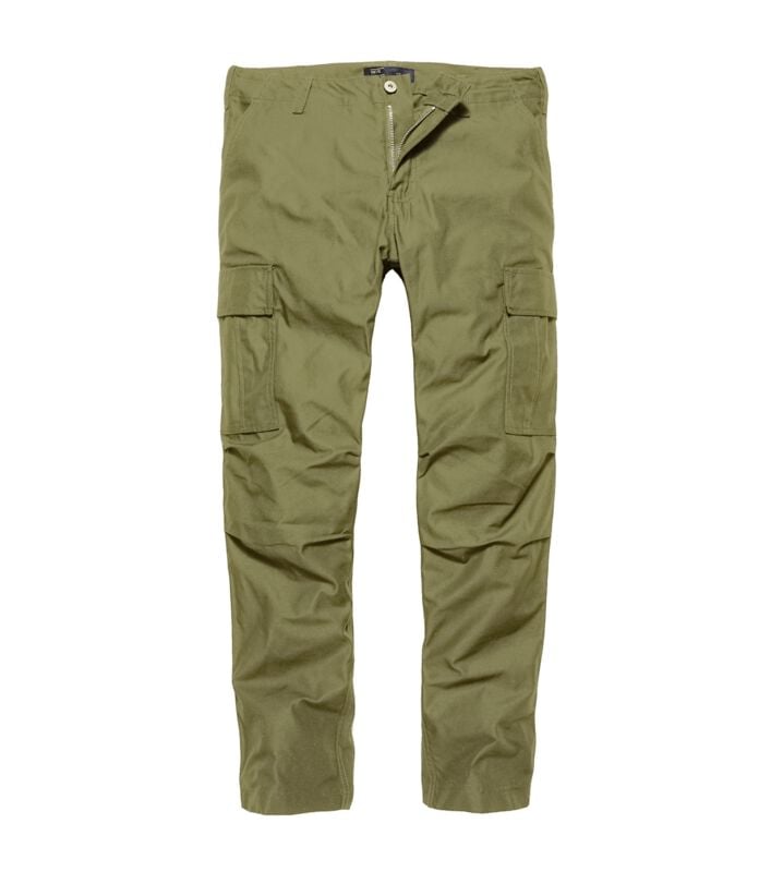 Vintage Industries  Cargo Trousers - Owen Trousers - for Men - olive