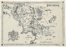 Middle Earth Map, Der Herr der Ringe, Poster