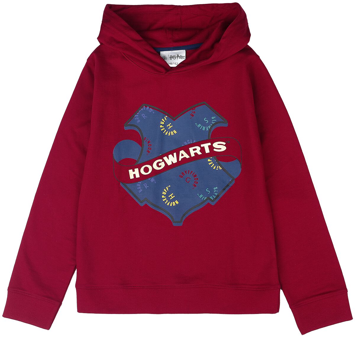 Harry Potter Kids - Hogwarts Kapuzenpullover rot in 146/152